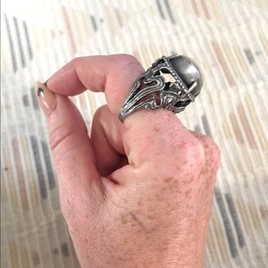 Bloodmilk Phantom Globe Silver sz 7